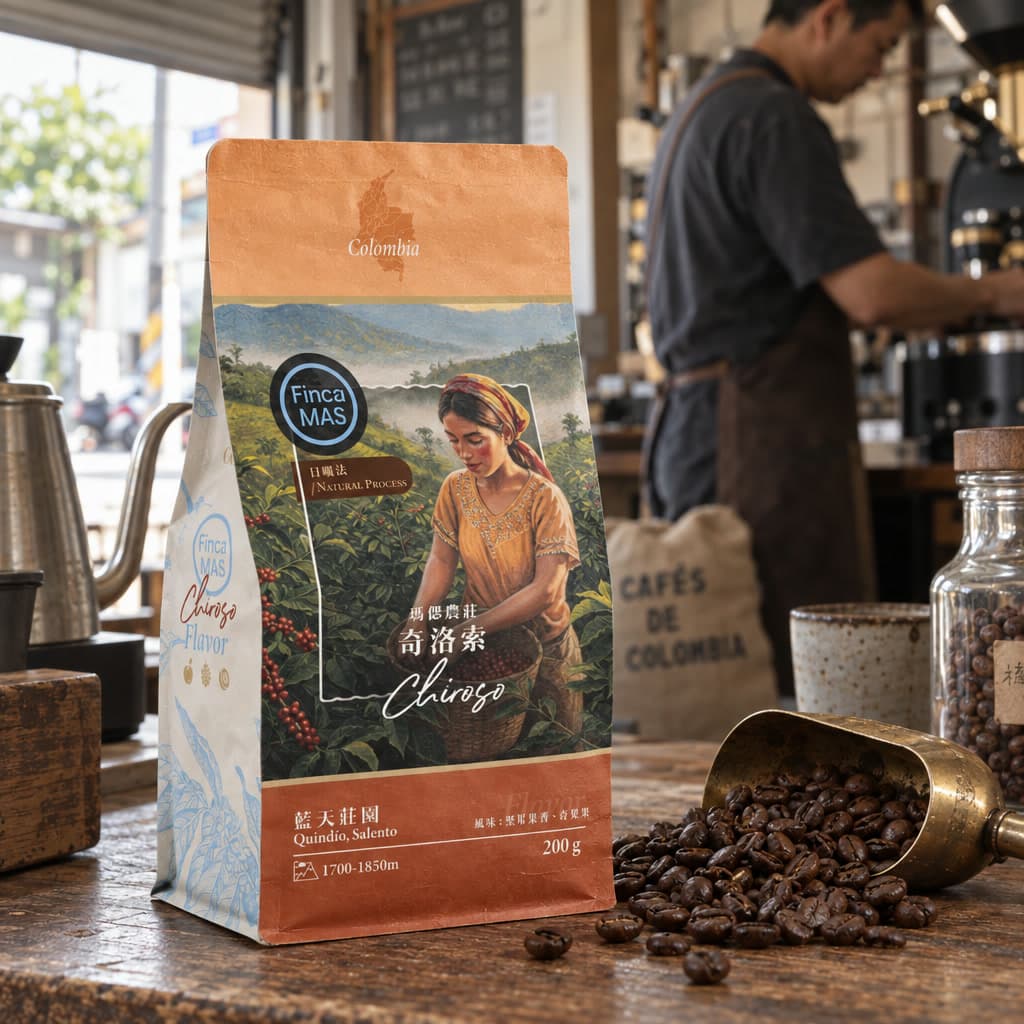 藍天莊園 奇洛索 日曬法 精品咖啡豆 200g